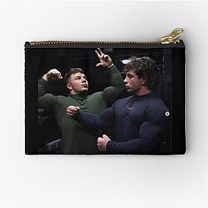 Tren Twins gym design, gymtok (tiktok) for the gym. Zipper Pouch