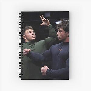 Tren Twins gym design, gymtok (tiktok) for the gym. Spiral Notebook