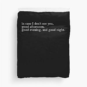 The Truman Show Logo Cheap Tee Logo Funny Cools black Duvet Cover