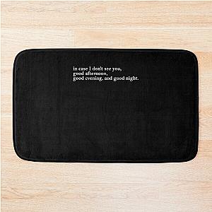 The Truman Show Logo Cheap Tee Logo Funny Cools black Bath Mat