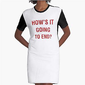 How's It Going To End? - The Truman Show Graphic T-Shirt Dress