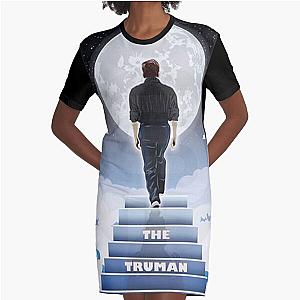 The Truman Show Painting Graphic T-Shirt Dress