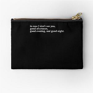 The Truman Show Logo Cheap Tee Logo Funny Cools black Zipper Pouch