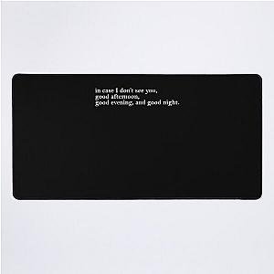 The Truman Show Logo Cheap Tee Logo Funny Cools black Desk Mat