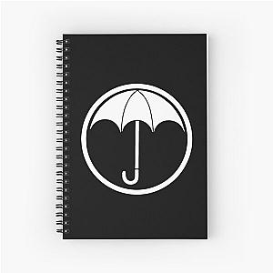 Umbrella Academy Logo White Spiral Notebook