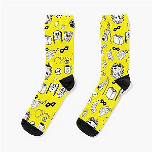 The Umbrella Academy Yellow Pattern  Socks