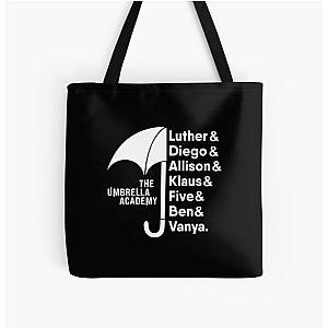 The Umbrella Academy The Hargreeves All Over Print Tote Bag