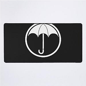 Umbrella academy logo white Desk Mat