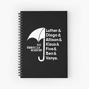 The Umbrella Academy The Hargreeves Spiral Notebook