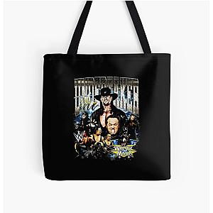 The Undertaker Retro All Over Print Tote Bag