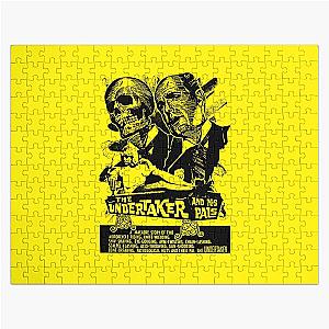 The Undertaker and His Pals Horror Movie Fan Jigsaw Puzzle T-Shirt Design