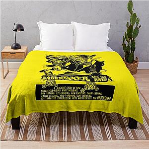 The Undertaker and His Pals Horror Movie Fan Design T-Shirt Throw Blanket