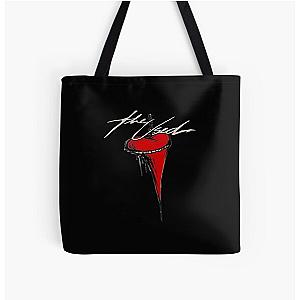 red heart All Over Print Tote Bag RB0301