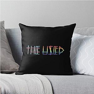 The used logo colorful Throw Pillow RB0301