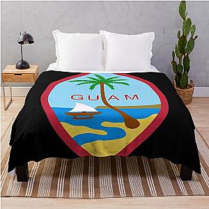 The Great Seal of Guam  Used on the Guam Flag Throw Blanket RB0301