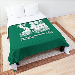 Sunday Morning  The Velvet Underground  Minimalist Graphic Artwork Design Comforter