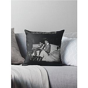 The Velvet Underground Black and White Album Cover Throw Pillow