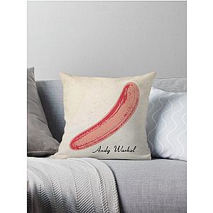 The Velvet Underground & Nico, Peeled Pink Banana ORIGINAL Throw Pillow