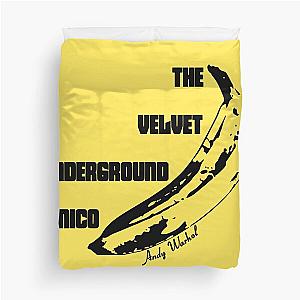 The Velvet Underground and Nico Stenciled Banana Duvet Cover