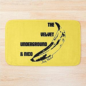 The Velvet Underground and Nico Stenciled Banana Bath Mat