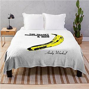 The Velvet Underground Banana Throw Blanket