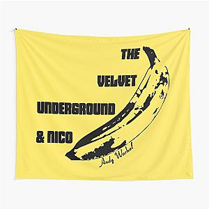 The Velvet Underground and Nico Stenciled Banana Tapestry