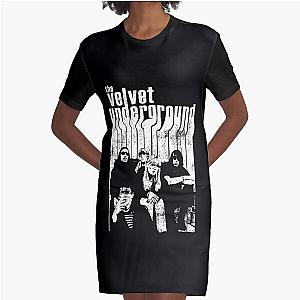 The Velvet Underground Vintage Warh Loureed Gif For Fan Graphic T-Shirt Dress