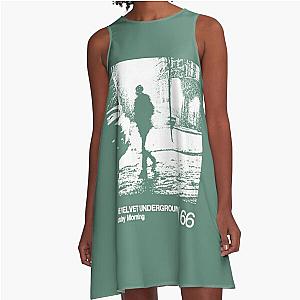 Sunday Morning  The Velvet Underground  Minimalist Graphic Artwork Design A-Line Dress