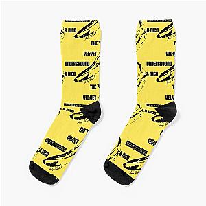 The Velvet Underground and Nico Stenciled Banana Socks