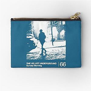 Sunday Morning  The Velvet Underground  Minimalist Graphic Artwork Design Zipper Pouch