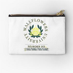 Wallflowers University Zipper Pouch