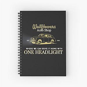 Wallflowers Auto - One Headlight  Spiral Notebook