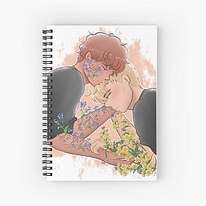 Forget-me-nots and wallflowers Spiral Notebook