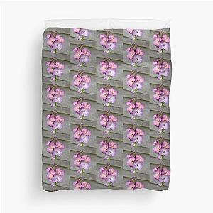 Wallflowers in the gardens at Lyme Dorset UK Duvet Cover