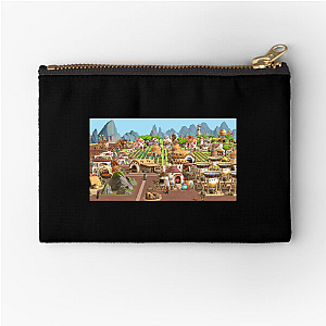 Built on the Back of Giants The Wandering Village Zipper Pouches