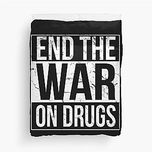 End The War On Drugs Duvet Cover