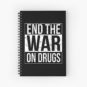 End The War On Drugs Spiral Notebook