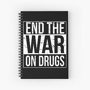 End The War On Drugs Spiral Notebook