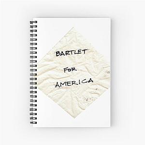 Bartlet for American Napkin Spiral Notebook