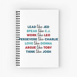 Live Like The West Wing Spiral Notebook