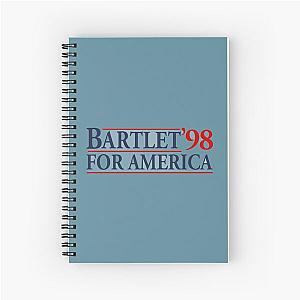 Bartlet For America   Spiral Notebook