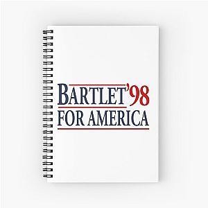 Bartlet For America Spiral Notebook