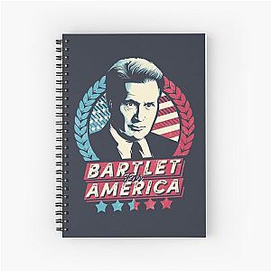 Bartlet for America  Spiral Notebook