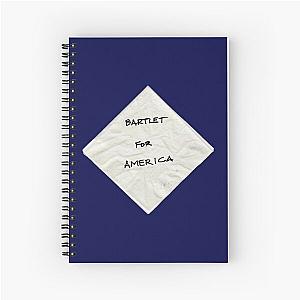 President Bartlet's Napkin Campaign Starter! Spiral Notebook