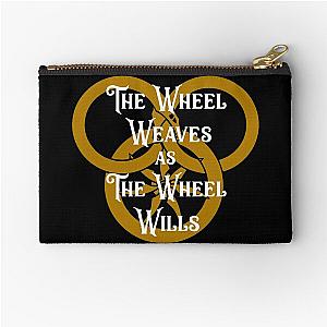 The Wheel Weaves as The Wheel Wills Zipper Pouch