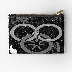 Wheel of Time Tel'aran'rhiod Symbols Black and White Zipper Pouch