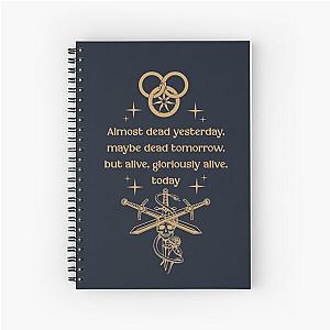 The Wheel of Time - Gloriously Alive Spiral Notebook