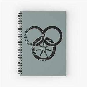 Distressed Wheel of Time Spiral Notebook