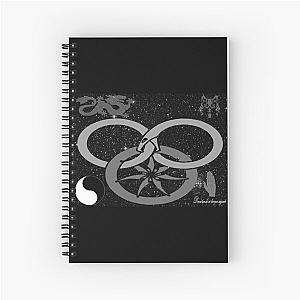 Wheel of Time Tel'aran'rhiod Symbols Black and White Spiral Notebook