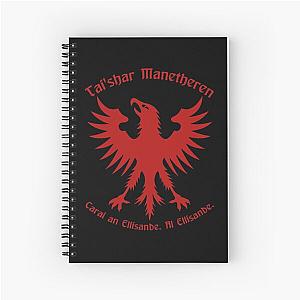 Tai'shar Manetheren, Carai an Ellisande Wheel of Time Fan Art Spiral Notebook